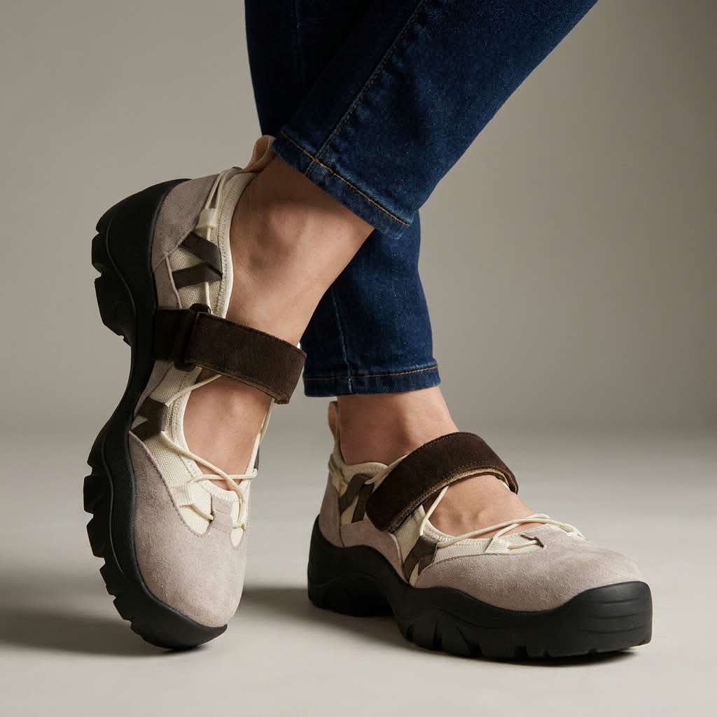 LOTTIE CHIC CROSS-STRAP SANDALS