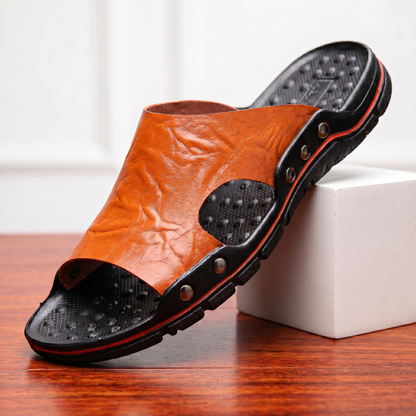 MONTEROSSO LEATHER SANDALS