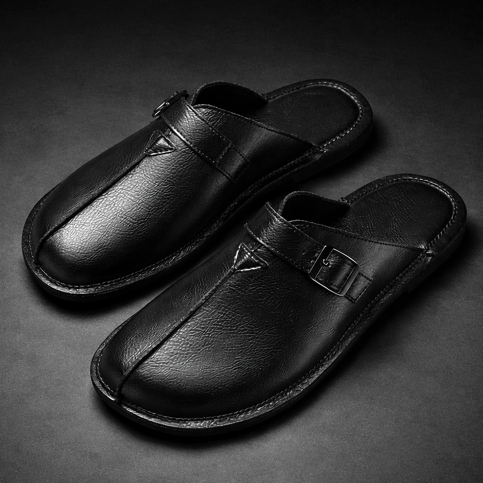 WHITCOMBE LEATHER MULES