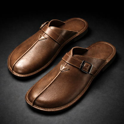 WHITCOMBE LEATHER MULES