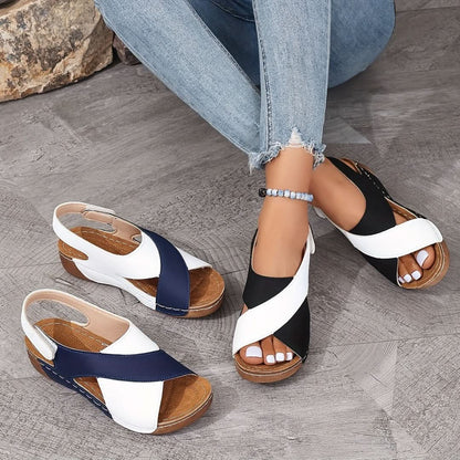 ELINA COMFORT WEDGE SANDALS
