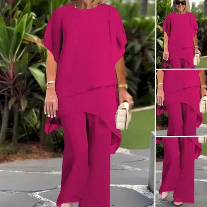 ELLA ELEGANT TOP & PANTS COMBO