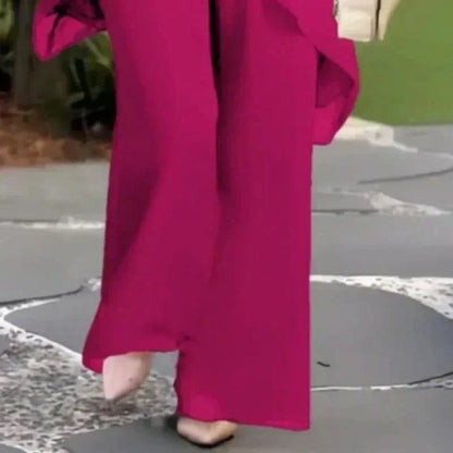 ELLA ELEGANT TOP & PANTS COMBO
