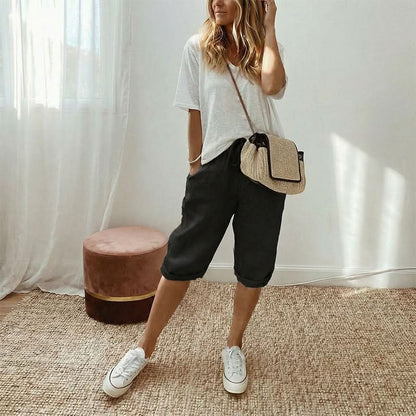FREYA COMFORT CAPRI TROUSERS