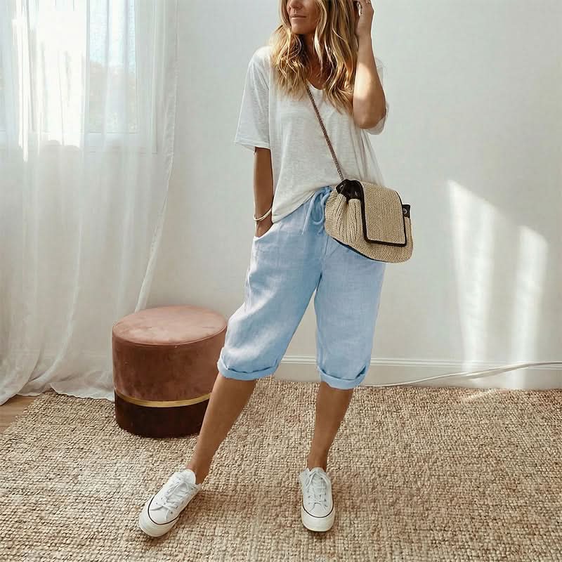 FREYA COMFORT CAPRI TROUSERS