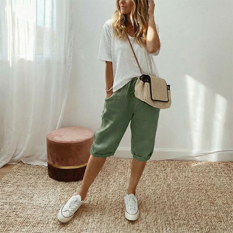 FREYA COMFORT CAPRI TROUSERS