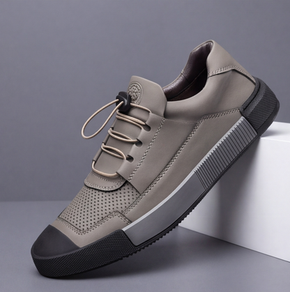 ROTHBURY LEATHER TRAINERS