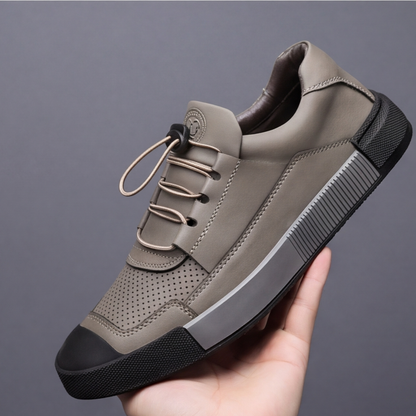ROTHBURY LEATHER TRAINERS