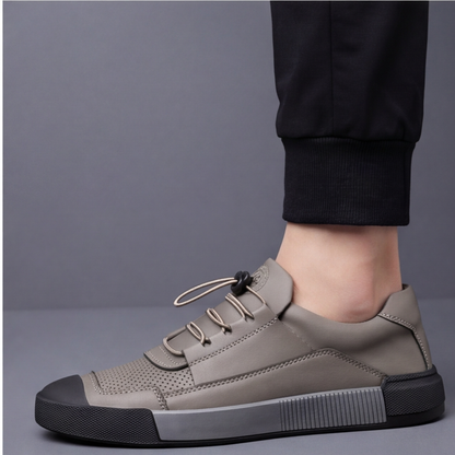 ROTHBURY LEATHER TRAINERS